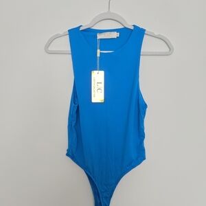 Lizette Collection Blue Sleeveless Top